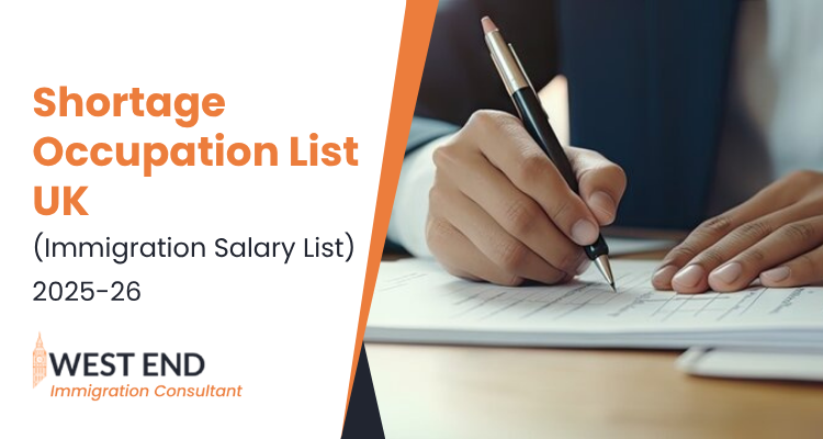 Shortage Occupation List UK (Immigration Salary List) 2025