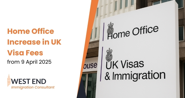 Home Office Visa Fees Increasing 2025
